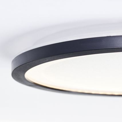 Brilliant - LED-Deckenleuchte MOSAKO LED/16W/230V 3000K d 25 cm schwarz