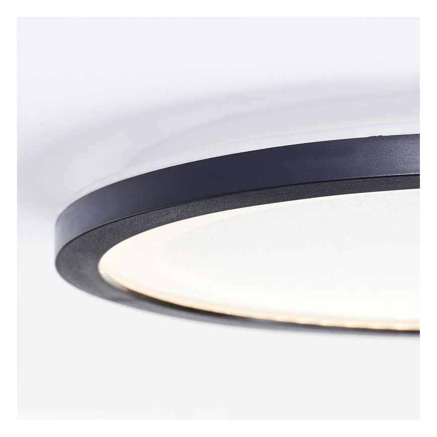 Brilliant - LED-Deckenleuchte MOSAKO LED/16W/230V 3000K d 25 cm schwarz