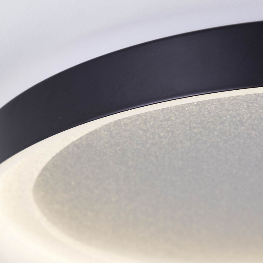Brilliant - LED-Deckenleuchte QUITO LED/24W/230V 3000K d 33 cm schwarz