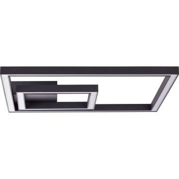 Brilliant - LED-Deckenleuchte QUON LED/24W/230V 3000K 40x40 cm schwarz