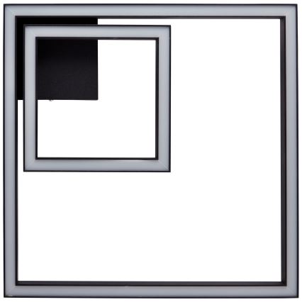 Brilliant - LED-Deckenleuchte QUON LED/24W/230V 3000K 40x40 cm schwarz