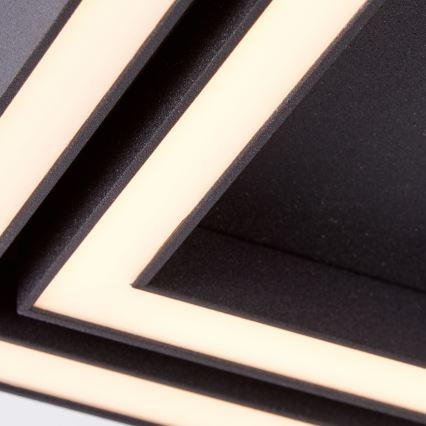 Brilliant - LED-Deckenleuchte QUON LED/24W/230V 3000K 40x40 cm schwarz