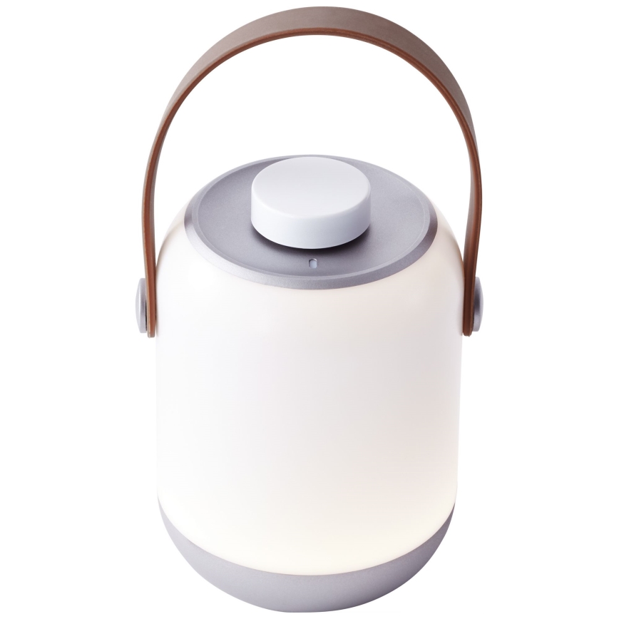 Brilliant - LED dimmbare Außen-Tischlampe GEMMA LED/1,9W/5V 1800 mAh IP44 weiß