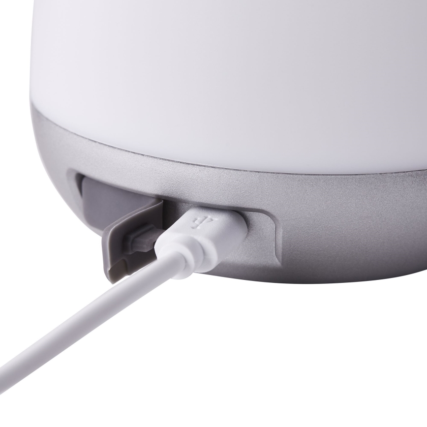 Brilliant - LED dimmbare Außen-Tischlampe GEMMA LED/1,9W/5V 1800 mAh IP44 weiß