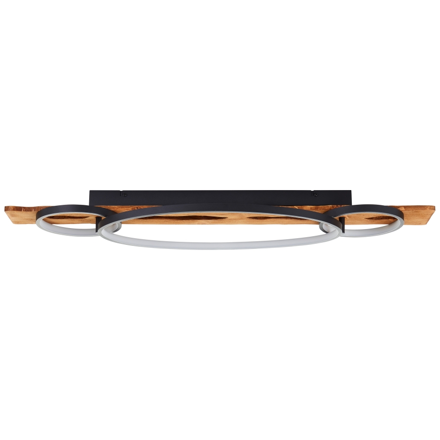 Brilliant - LED-dimmbare Deckenleuchte PIRUS LED/40W/230V 30x90 cm Gummibaumholz