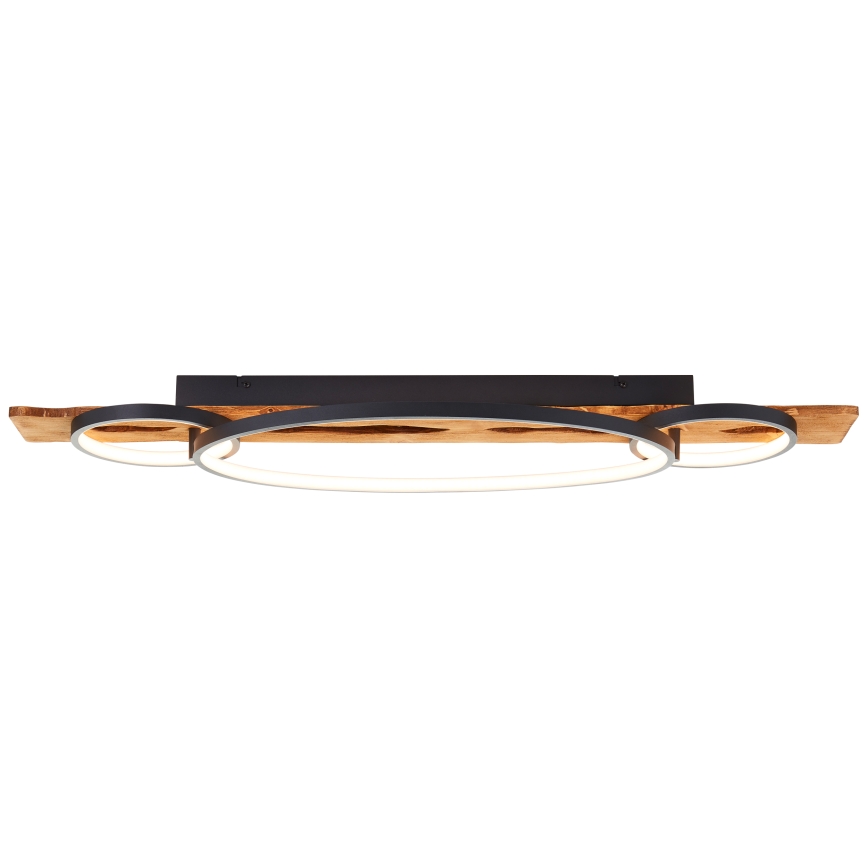Brilliant - LED-dimmbare Deckenleuchte PIRUS LED/40W/230V 30x90 cm Gummibaumholz