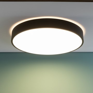 Brilliant - LED-dimmbare Deckenleuchte SLIMLINE LED/60 W/230 V 3000–6500 K Ø 49 cm schwarz + Fernbedienung