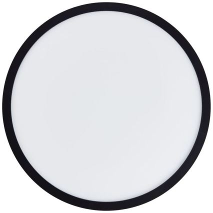 Brilliant - SORELL dimmbare LED-Deckenleuchte LED/24W/230V 3000-6500K Ø 42 cm schwarz + Fernbedienung