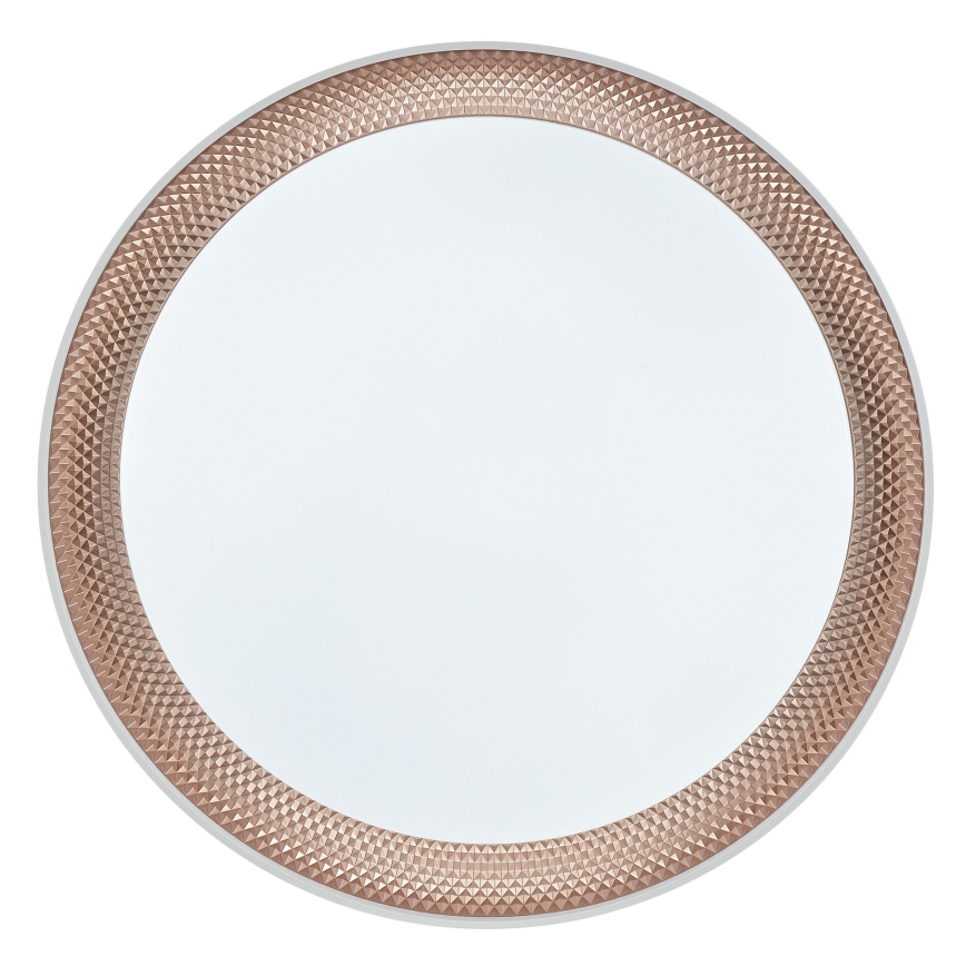 Brilliant - dimmbare LED-Deckenleuchte WALDO LED/24W/230V 3000-6500K Ø 38,5 cm weiß/roségold + Fernbedienung