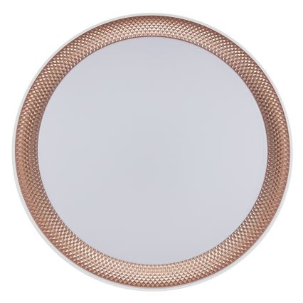 Brilliant - dimmbare LED-Deckenleuchte WALDO LED/24W/230V 3000-6500K Ø 38,5 cm weiß/roségold + Fernbedienung