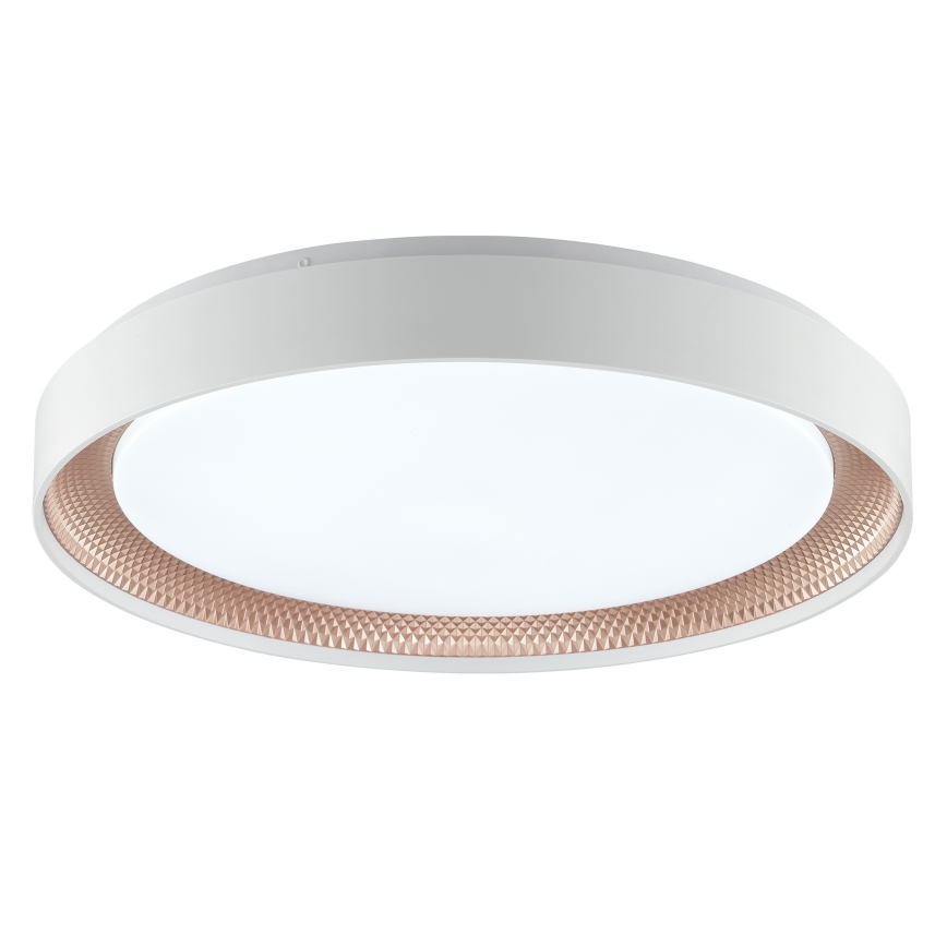 Brilliant - Dimmbare LED-Deckenleuchte WALDO LED/36W/230V 3000-6500K Ø 48,5 cm weiß/roségold + Fernbedienung