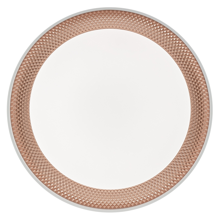 Brilliant - Dimmbare LED-Deckenleuchte WALDO LED/36W/230V 3000-6500K Ø 48,5 cm weiß/roségold + Fernbedienung