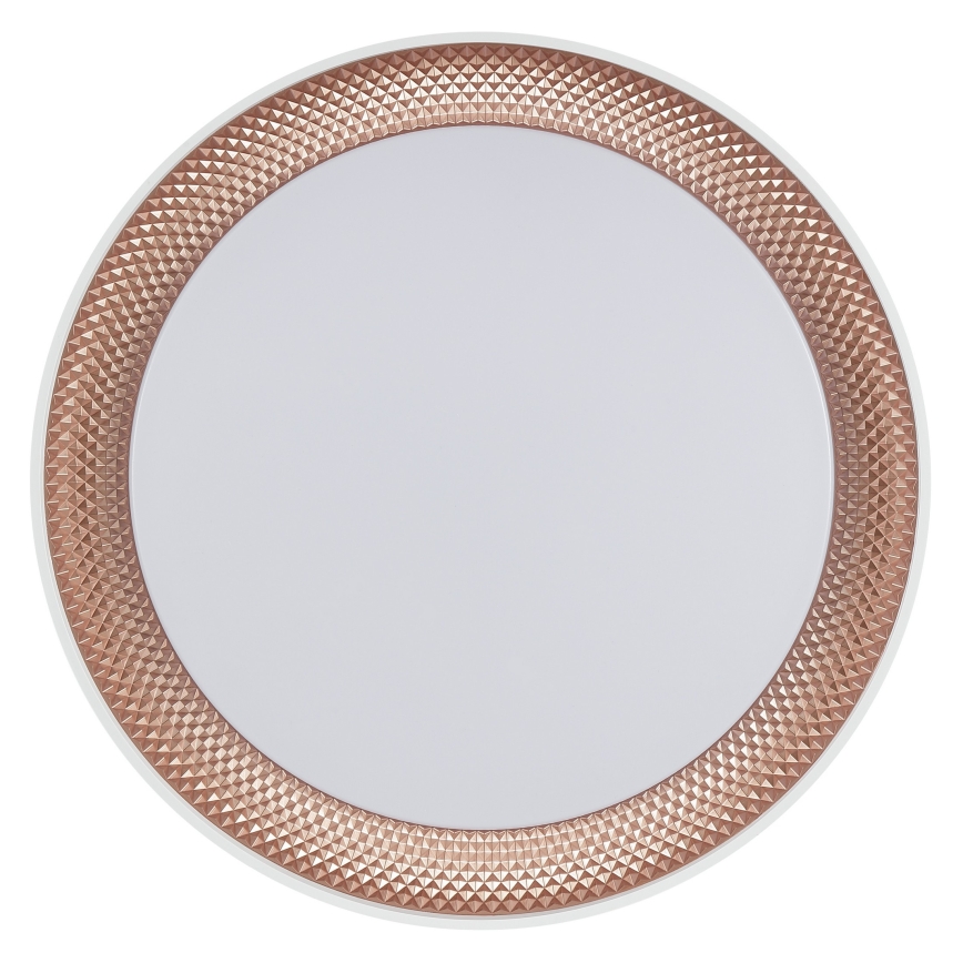 Brilliant - Dimmbare LED-Deckenleuchte WALDO LED/36W/230V 3000-6500K Ø 48,5 cm weiß/roségold + Fernbedienung