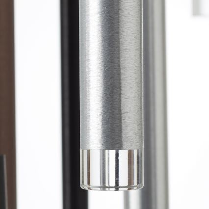 Brilliant - LED-dimmbare Pendelleuchte an Kabel CEMBALO LED/70W/230V mattchrom/schwarz/braun