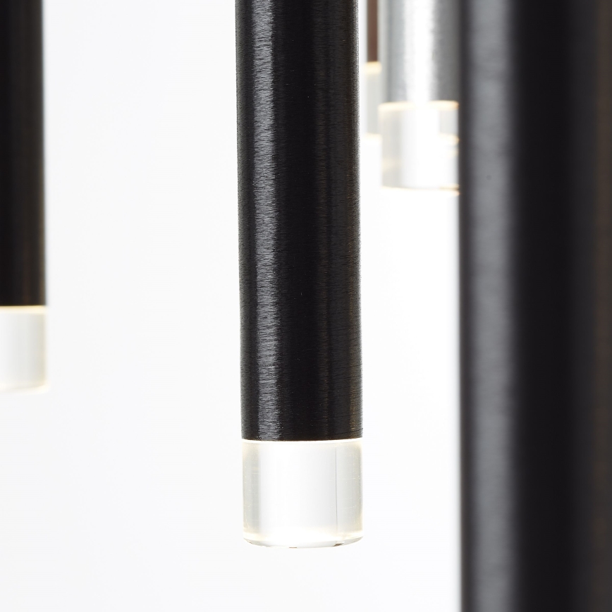 Brilliant - LED-dimmbare Pendelleuchte an Kabel CEMBALO LED/70W/230V mattchrom/schwarz/braun