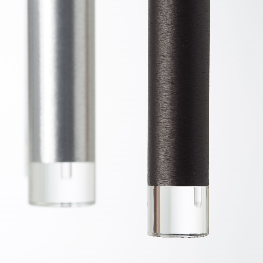 Brilliant - LED-dimmbare Pendelleuchte an Kabel CEMBALO LED/70W/230V mattchrom/schwarz/braun