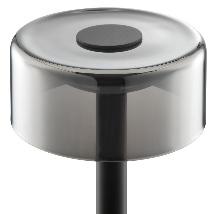 Brilliant - LED-dimmbare, wiederaufladbare Touch-Außen-Tischleuchte RAZOR LED/2,5W/5V 2700K 2600 mAh IP44 schwarz