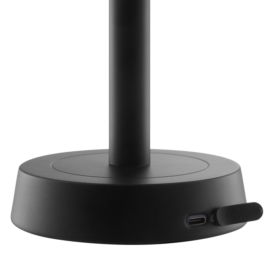 Brilliant - LED-dimmbare, wiederaufladbare Touch-Außen-Tischleuchte RAZOR LED/2,5W/5V 2700K 2600 mAh IP44 schwarz