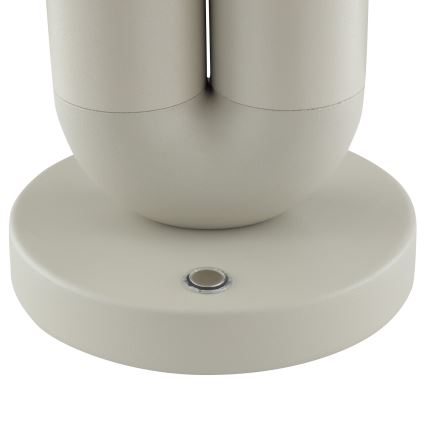 Brilliant - LED dimmbare, aufladbare Touch-Outdoor-Tischlampe SAYU LED/2,5W/5V 2700K 2600 mAh IP44 grau