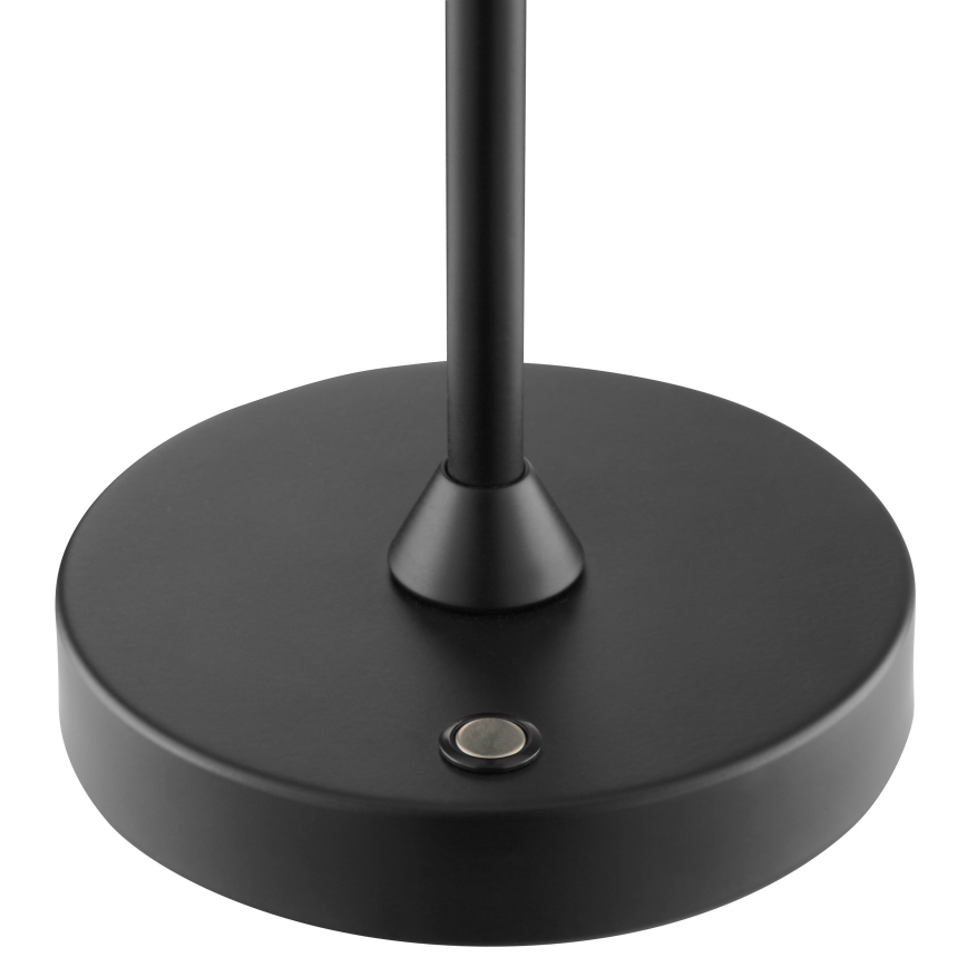 Brilliant - ELORA LED, dimmbare, wiederaufladbare Touch-Tischleuchte für den Außenbereich, 2,5 W / 5 V, 2700 K, 2600 mAh, IP44, schwarz