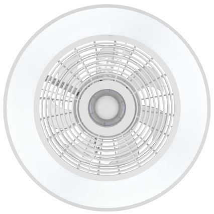 Brilliant - LED RGBW dimmbare Deckenleuchte mit Ventilator CATANIA LED/37W/230V 2700-6500K Ø 48,6 cm weiß + Fernbedienung