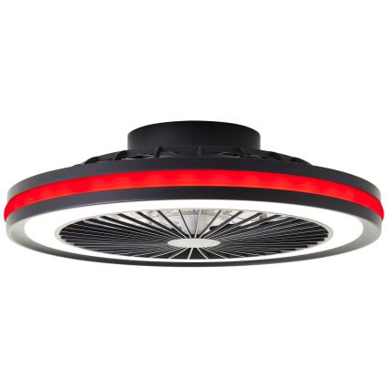 Brilliant - LED RGBW dimmbare Deckenleuchte mit Ventilator PALMERO LED/40W/230V 2700-6500K Ø 46,6 cm beige + Fernbedienung