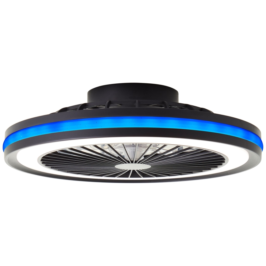 Brilliant - LED RGBW dimmbare Deckenleuchte mit Ventilator PALMERO LED/40W/230V 2700-6500K Ø 46,6 cm beige + Fernbedienung