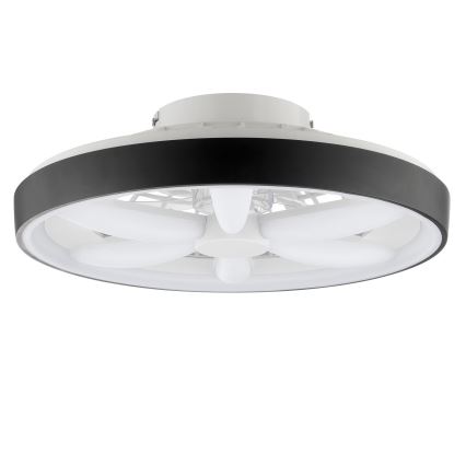 Brilliant - Dimmbarer Deckenventilator mit Leuchte (LED RGBW) GAIANO LED/48W/230V 2700-6500K schwarz + Fernbedienung