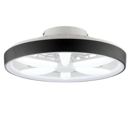 Brilliant - Dimmbarer Deckenventilator mit Leuchte (LED RGBW) GAIANO LED/48W/230V 2700-6500K schwarz + Fernbedienung