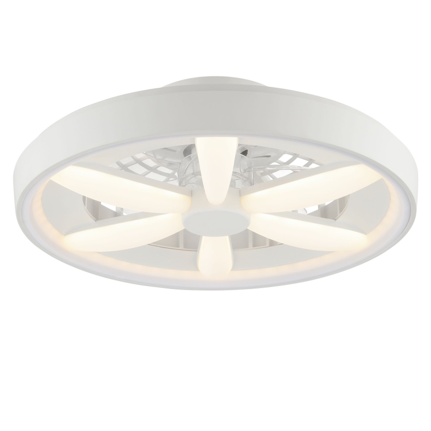 Brilliant - Dimmbarer Deckenventilator mit Leuchte (LED RGBW) GAIANO LED/48W/230V 2700-6500K weiß + Fernbedienung