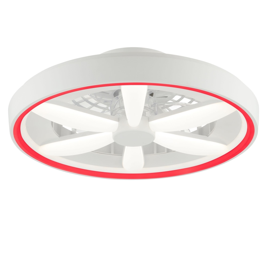 Brilliant - Dimmbarer Deckenventilator mit Leuchte (LED RGBW) GAIANO LED/48W/230V 2700-6500K weiß + Fernbedienung