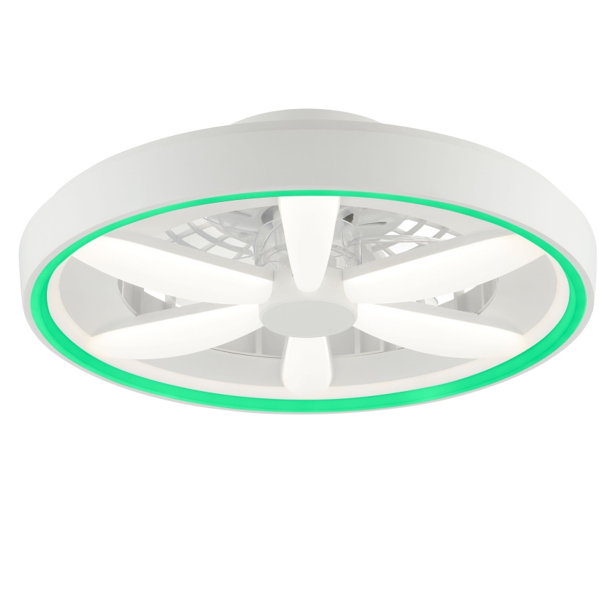 Brilliant - Dimmbarer Deckenventilator mit Leuchte (LED RGBW) GAIANO LED/48W/230V 2700-6500K weiß + Fernbedienung