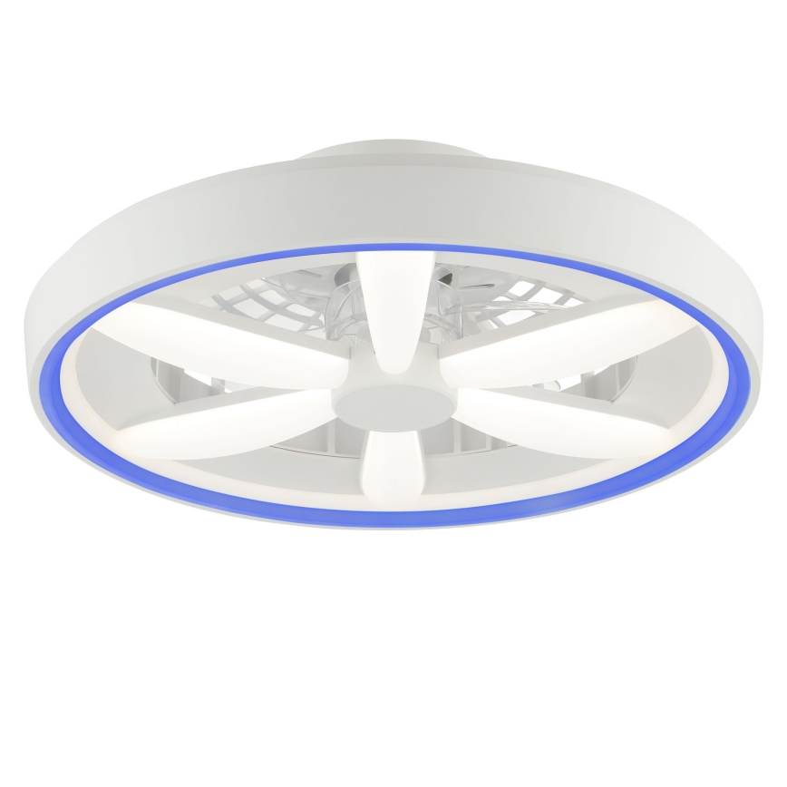 Brilliant - Dimmbarer Deckenventilator mit Leuchte (LED RGBW) GAIANO LED/48W/230V 2700-6500K weiß + Fernbedienung