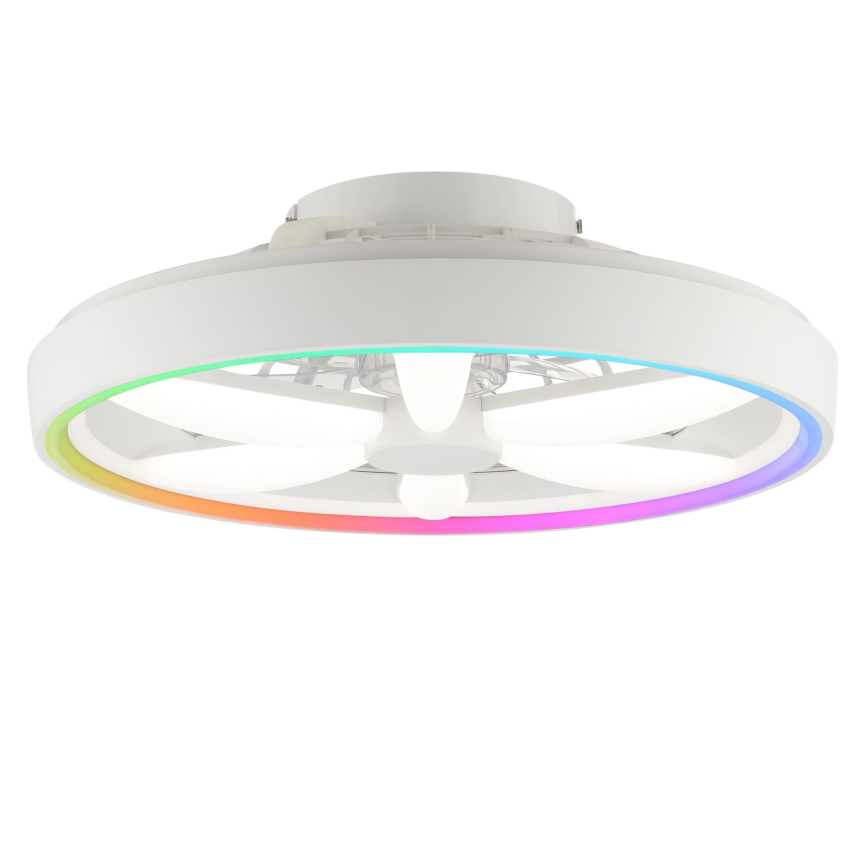 Brilliant - Dimmbarer Deckenventilator mit Leuchte (LED RGBW) GAIANO LED/48W/230V 2700-6500K weiß + Fernbedienung