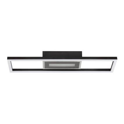 Brilliant - LED RGBW dimmbare Deckenleuchte BESSON LED/20W/230V 3000-6500K schwarz + Fernbedienung