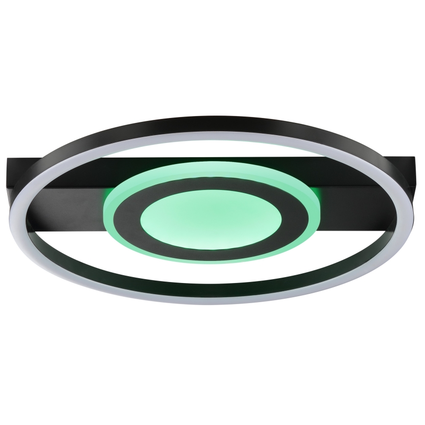 Brilliant - LED RGBW dimmbare Deckenleuchte MAUREEN LED/20W/230V 3000-6500K schwarz + Fernbedienung