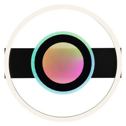 Brilliant - LED RGBW dimmbare Deckenleuchte MAUREEN LED/20W/230V 3000-6500K schwarz + Fernbedienung