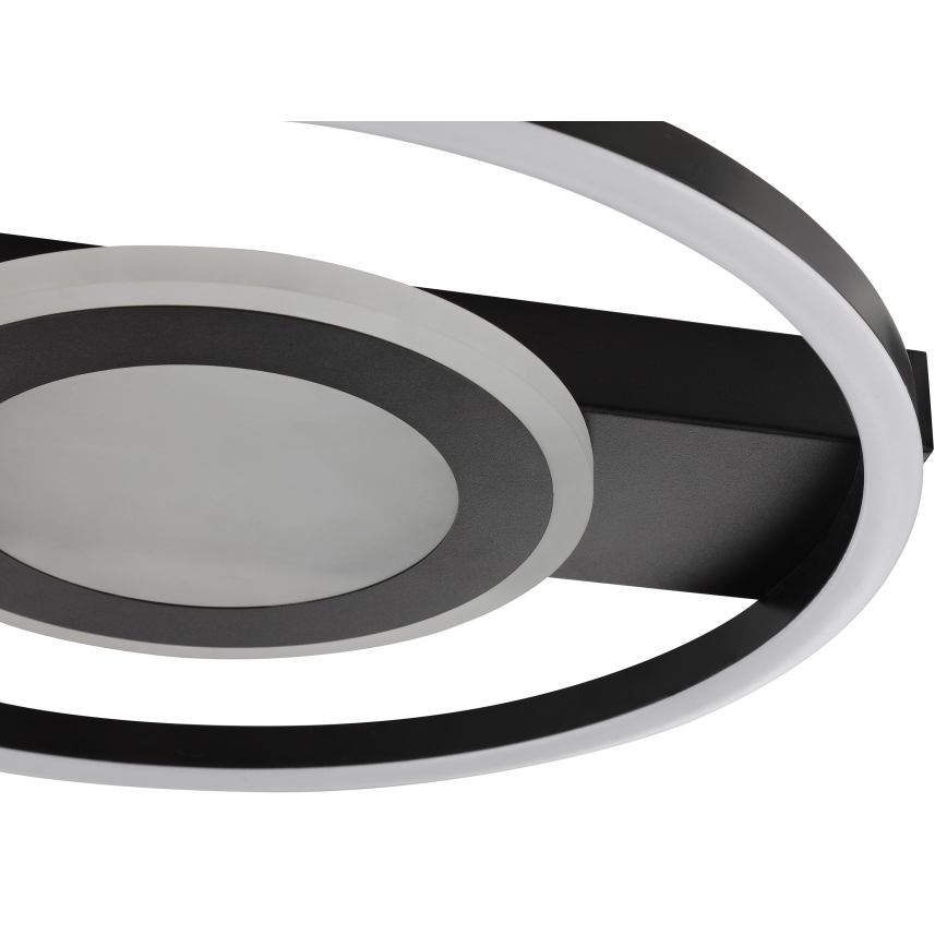 Brilliant - LED RGBW dimmbare Deckenleuchte MAUREEN LED/20W/230V 3000-6500K schwarz + Fernbedienung