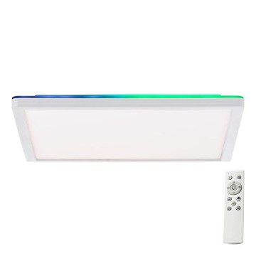Brilliant - LED RGBW dimmbare Deckenleuchte SALTERY LED/20W/230V 3000-6500K + Fernbedienung