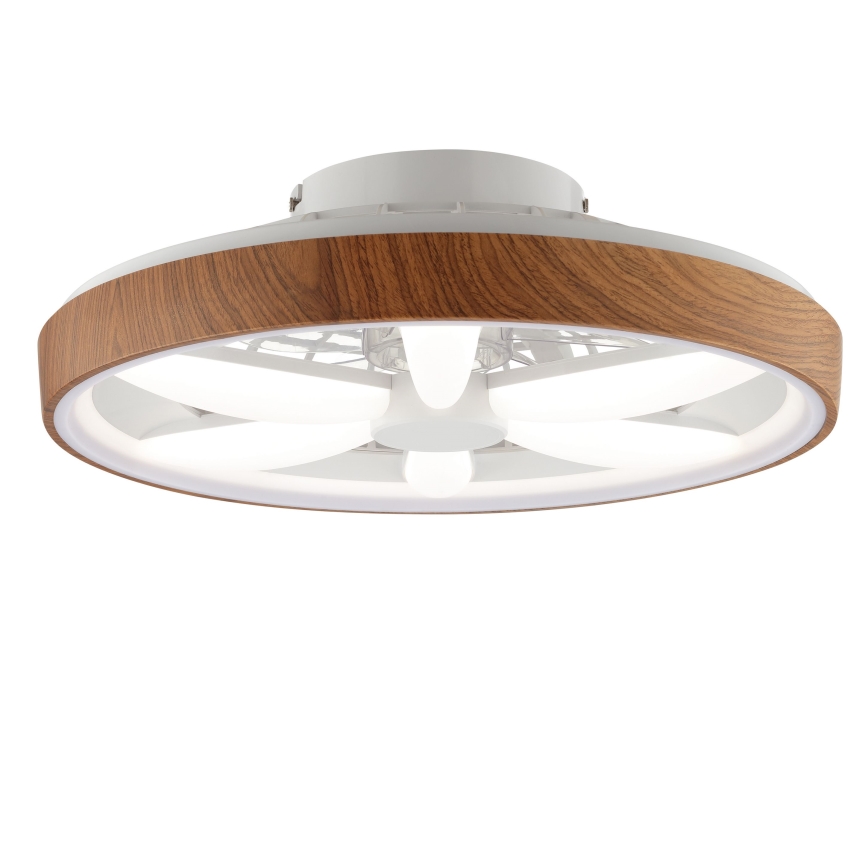 Brilliant - LED RGBW Dimmbarer Deckenventilator GAIANO LED/24W/230V 2700-6500K d 48 cm braun + Fernbedienung