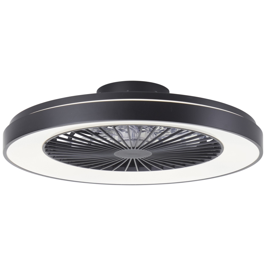 Brilliant - LED RGBW dimmbarer Deckenventilator MAZZARO LED/24W/230V 3000-6500K Ø 58 cm schwarz + Fernbedienung