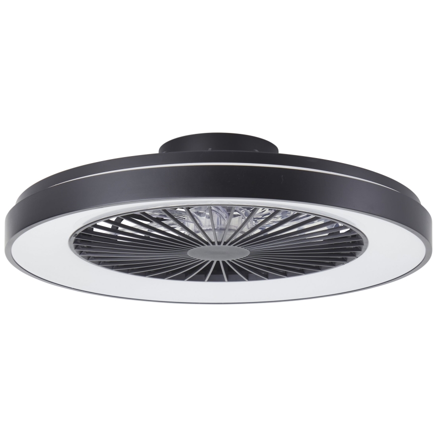 Brilliant - LED RGBW dimmbarer Deckenventilator MAZZARO LED/24W/230V 3000-6500K Ø 58 cm schwarz + Fernbedienung