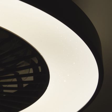 Brilliant - LED RGBW dimmbarer Deckenventilator MAZZARO LED/24W/230V 3000-6500K Ø 58 cm schwarz + Fernbedienung