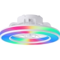 Brilliant - LED RGBW Dimmbarer Deckenventilator MONDELLO LED/26W/230V 2700-6500K d 41,5 cm weiß + Fernbedienung
