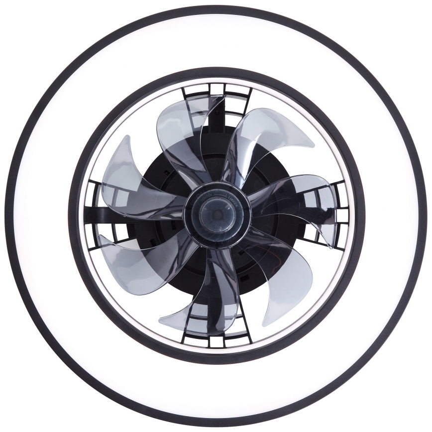 Brilliant - LED RGBW Dimmbarer Deckenventilator MONDELLO LED/26W/230V 2700-6500K d 41 cm schwarz + Fernbedienung