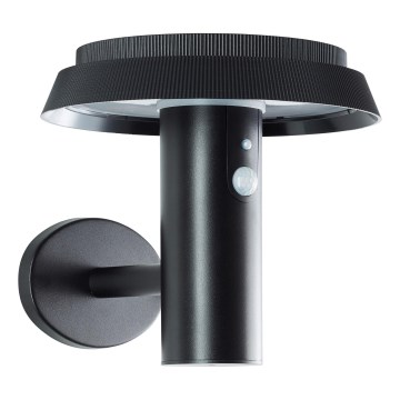 Brilliant - LED Solar-Wandleuchte mit Sensor ALVERO LED/4W/3,7V 2000 mAh IP44