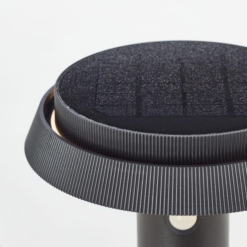 Brilliant - LED Solarleuchte mit Sensor ALVERO LED/4W/3,7V 2000 mAh 50 cm IP44 schwarz