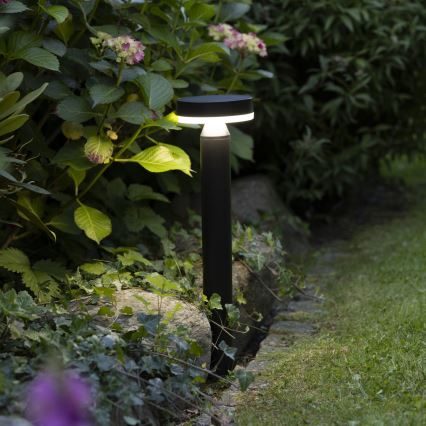 Brilliant - LED Solarleuchte mit Sensor MAGUA LED/4W/3,7V 2000 mAh 50,2 cm IP44 schwarz