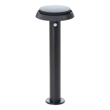 Brilliant - LED-Solarleuchte mit Sensor ALVERO LED/4W/3,7V 50 cm IP44 schwarz