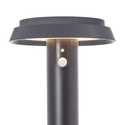 Brilliant - LED-Solarleuchte mit Sensor ALVERO LED/4W/3,7V 50 cm IP44 schwarz